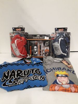 Lot NARUTO (2 bananes + 1 pull et 1 tee shirt et 1 pack acce…