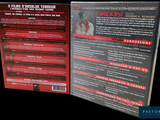 a back cover of a book with a picture of a man on it