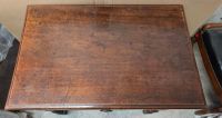 10737-45 / CH SDB / Table à écrire en noyer à un tiroir en c… (photo 2)