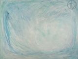 an image of a painting of a blue and white wave