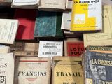 a lot of books on the table together on the table