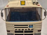 a toy truck that is sitting on a table