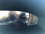 a close up of a car ' s rear view mirror with the word bosch written on it