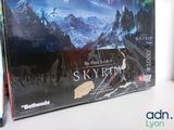 a box with a picture of a skyrime on it