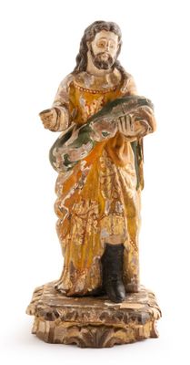 statue of jesus holding a fish in his hands on a white background