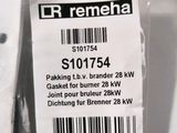 a label on the back of a white shirt