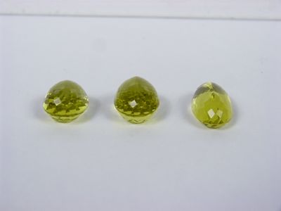 Citrines ovales facettées 23 cts 25X13.7X10.1