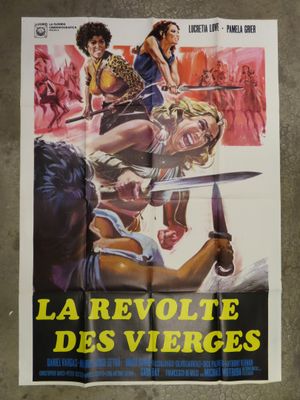 a poster for the movie la revolte des vierges