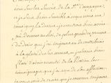 une vieille lettre manuscrite écrite à l'encre noire sur un morceau de papier