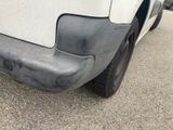 a close up of the front bumper of a car