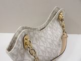 michael korsh handbag with chain strap and gold hardware
