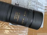 a close up of a camera lens on a box