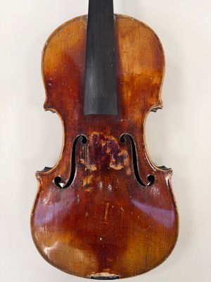 Violon Allemand étiquette apocryphe Antonio Stradivarius.