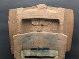 an image of a sculpture of a man ' s head