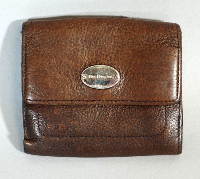 MAC DOUGLAS Portefeuille en cuir marron