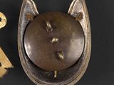 an image of a metal object with a cat head on top of it