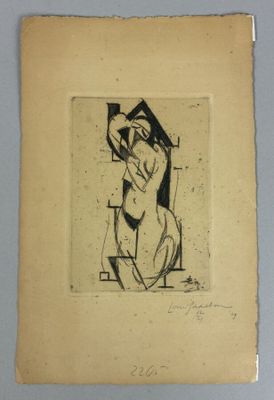 une image représentant un dessin en noir et blanc d'une femme nue
