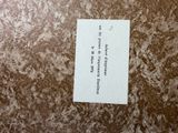 a piece of paper that has been placed on top of a table