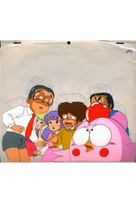 an image of a group of cartoon characters on a white background