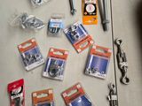 a lot of tools that are laying out on the floor