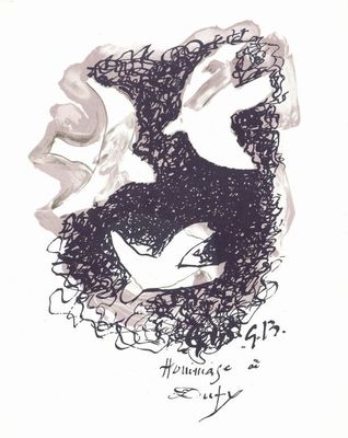 Georges BRAQUE (1882-1963), D'après - Hommage à Raoul DUFY, …