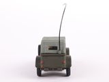a toy truck with a radio on top of it