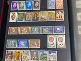 a book with a lot of stamps on it