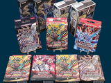il y a plein de types différents de cartes Pokémon dans la boîte