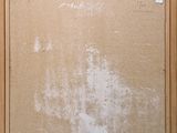 an image of a picture of a cat sitting on top of a wooden frame