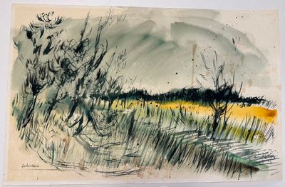 Daniel SCHINTONE (1927 - 2015), "Paysage".