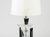 an image of a table lamp with a white shade on it