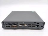 a black laptop with two ports on top of it