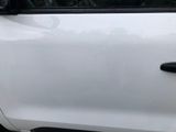 a close up of a car door handle and door handle