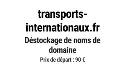 Nom de domaine transports-internationaux.