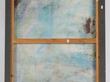 an image of a painting of a window with a sky in the background