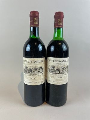 2 btls Château d'Angludet 1979 - Margaux (ELT)