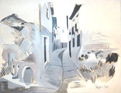 Jacques JOOS (1945-2021), " Tolède " 1971, huile sur toile, …