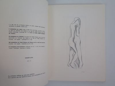 a book with a drawing of a woman on it