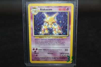 Carte Pokémon Alakhazam 1/102 set de base édition 1