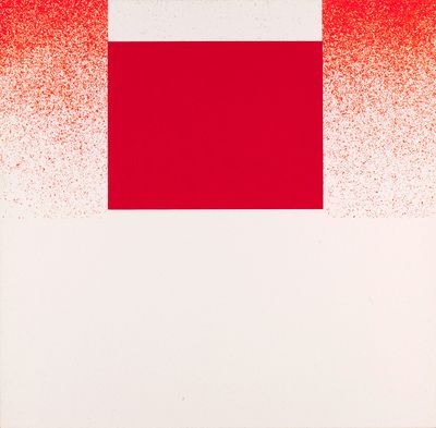 an image of a red and white square on a white background