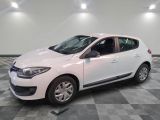a picture of a white car parked in a garage