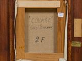 an old picture of a picture frame with a message on it