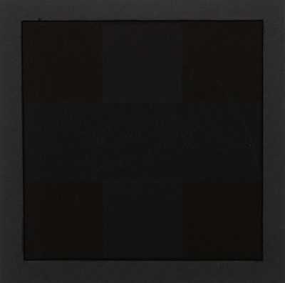 an image of a black and white photo of a cross on a black background