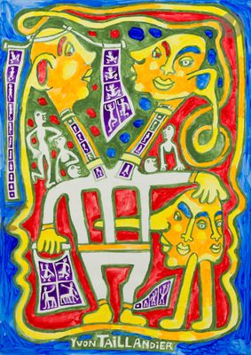 une image d'un tableau représentant un homme et une femme