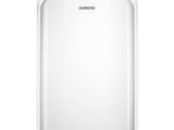 un climatiseur portable blanc sur fond blanc