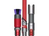two different types of vacuum cleaners are shown on a white background