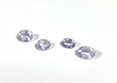 4 quartz roses ovales 18.39 cts 20.9x15.1x9.6 n°12601043