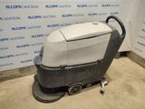 the floor scruber is clean and ready to be used