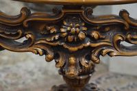 Jolie table d'appoint de style rococo - richement sculptée -… (photo 4)