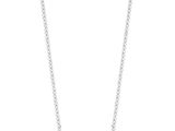 un collier en argent orné d'un motif en spirale sur une chaîne